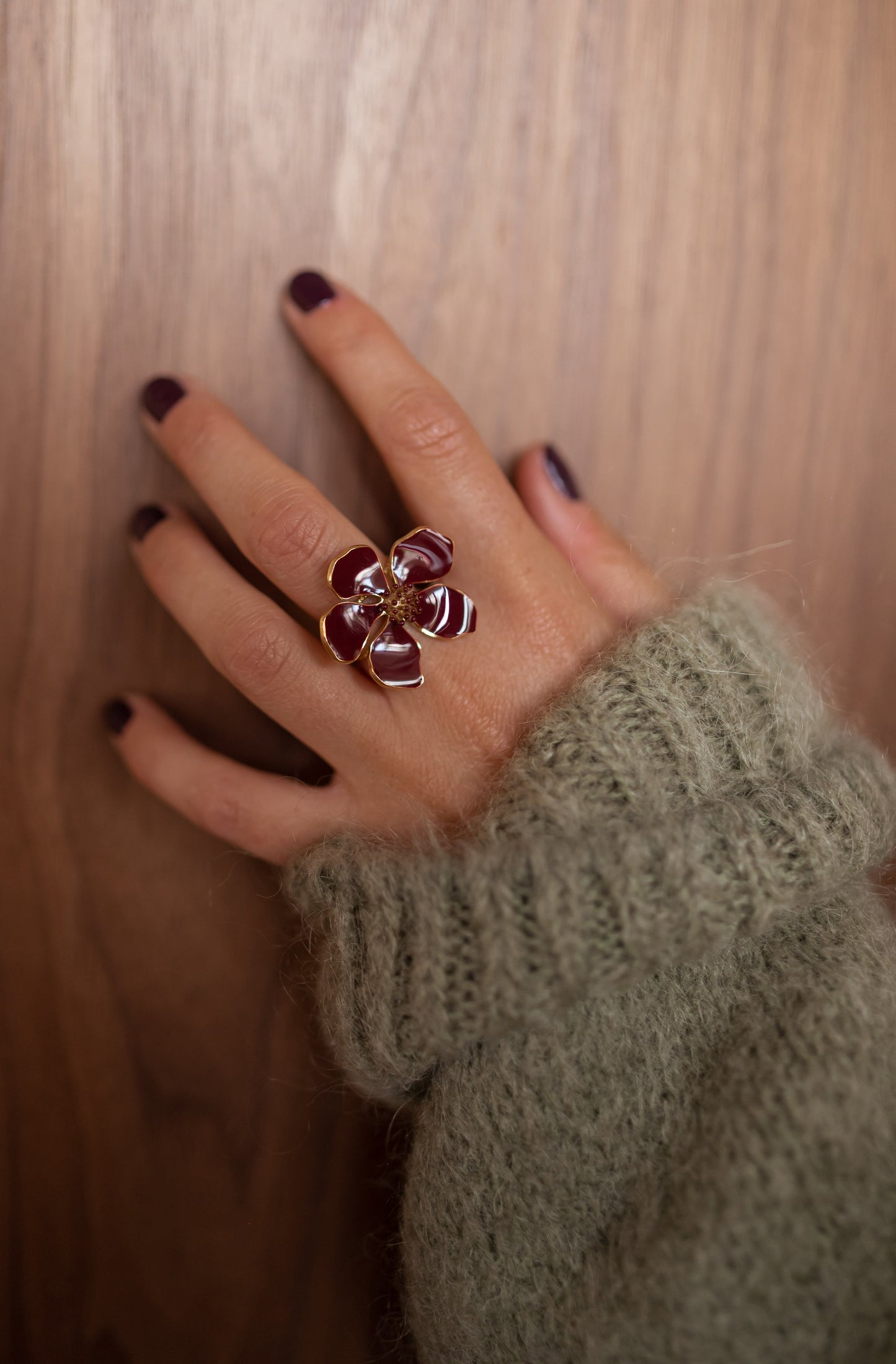 Brown Lipa Ring