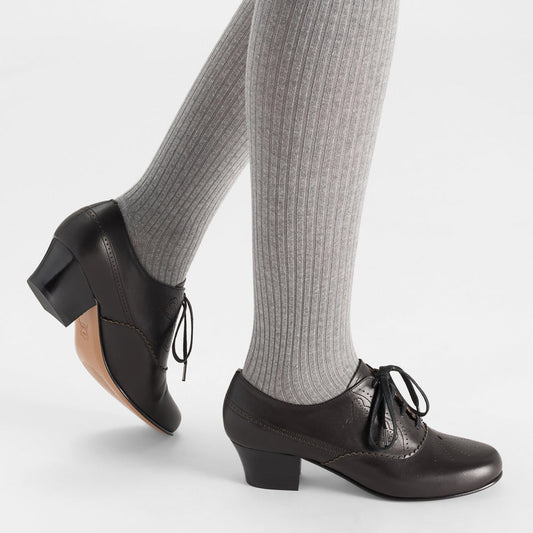 Gretel Vintage Oxfords (Black)