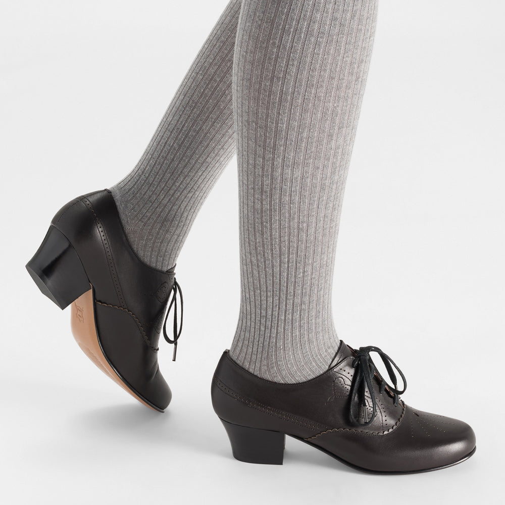 Gretel Vintage Oxfords Wide (Black)