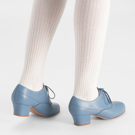 Gretel Vintage Oxfords (Cornflower Blue)