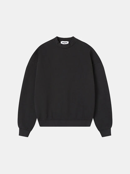 520 GSM BOXY CROPPED FIT 'DARK GRAY' CREWNECK
