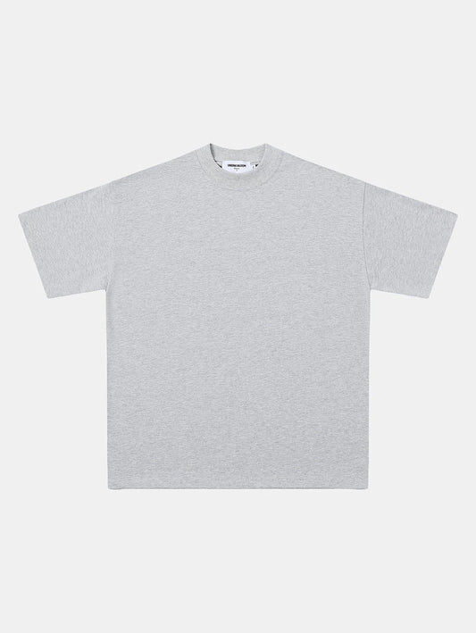 320 GSM LOOSE FIT 'FLOWER GRAY' T-SHIRT