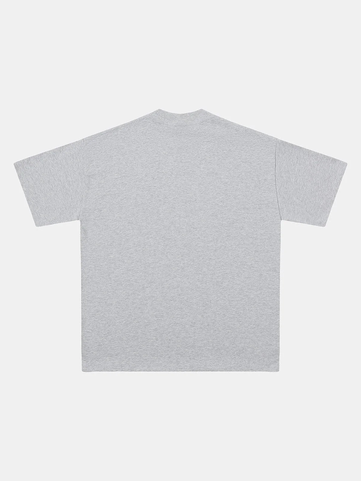 320 GSM LOOSE FIT 'FLOWER GRAY' T-SHIRT