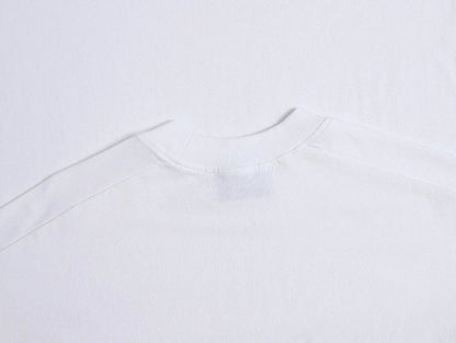 240 GSM BOXY CROPPED FIT 'WHITE' T-SHIRT