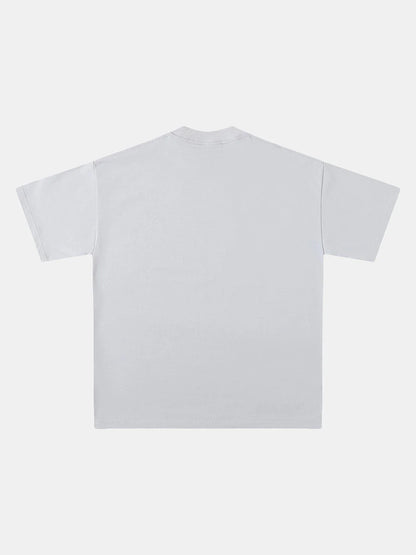 320 GSM LOOSE FIT 'MOON GRAY' T-SHIRT