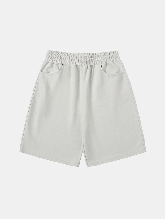 420 GSM MID-LENGTH LOOSE FIT 'OFF WHITE' SHORTS