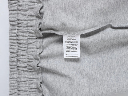430 GSM LOOSE FIT ' FLOWER GRAY' PANTS