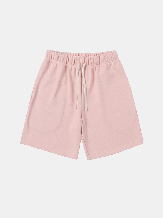 400 GSM COARSE NEEDLE 'LIGHT PINK' SHORTS