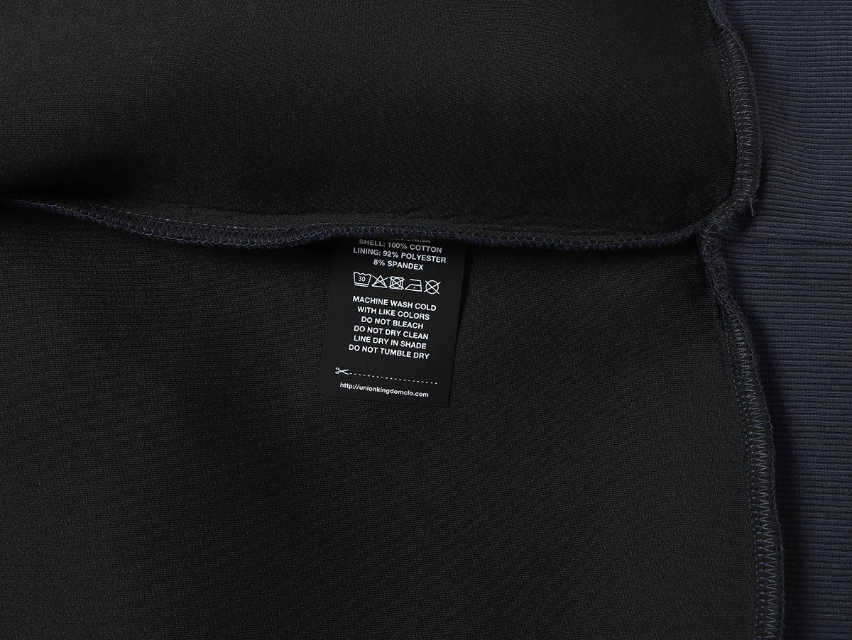 630 GSM BOXY CROPPED FIT QUARTER-ZIP 'STONE COAL' SWEATER