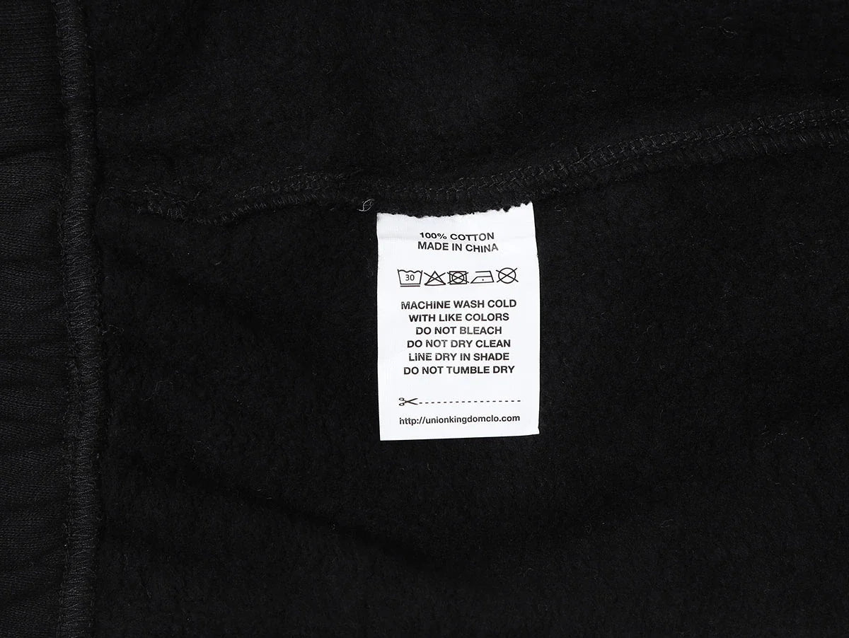 420 GSM STRAIGHT 'BLACK' SWEATPANTS