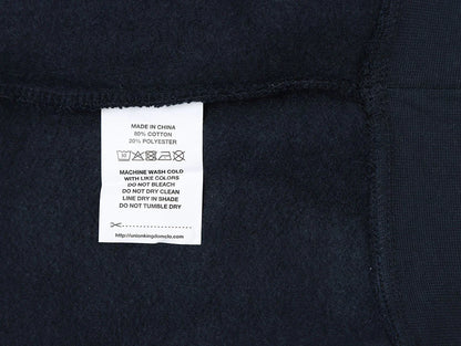 520 GSM BOXY CROPPED FIT 'NAVY BLUE' HOODIE