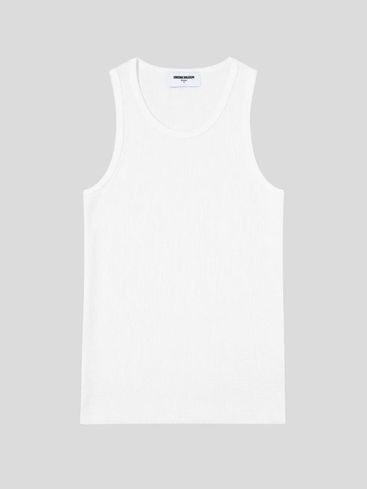 380 GSM WAFFLE WEAVE 'WHITE' TANK