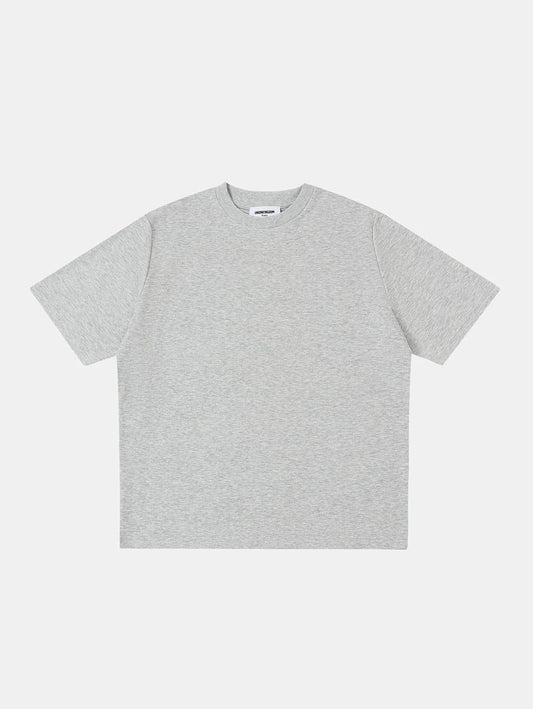 350 GSM NORMAL FIT 'FLOWER GRAY' T-SHIRT