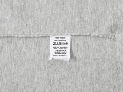 350 GSM NORMAL FIT 'FLOWER GRAY' T-SHIRT