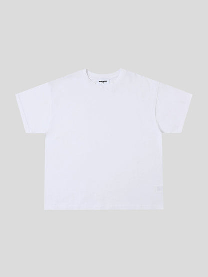 150 GSM RELAXED BOXY FIT 'WHITE' T-SHIRT