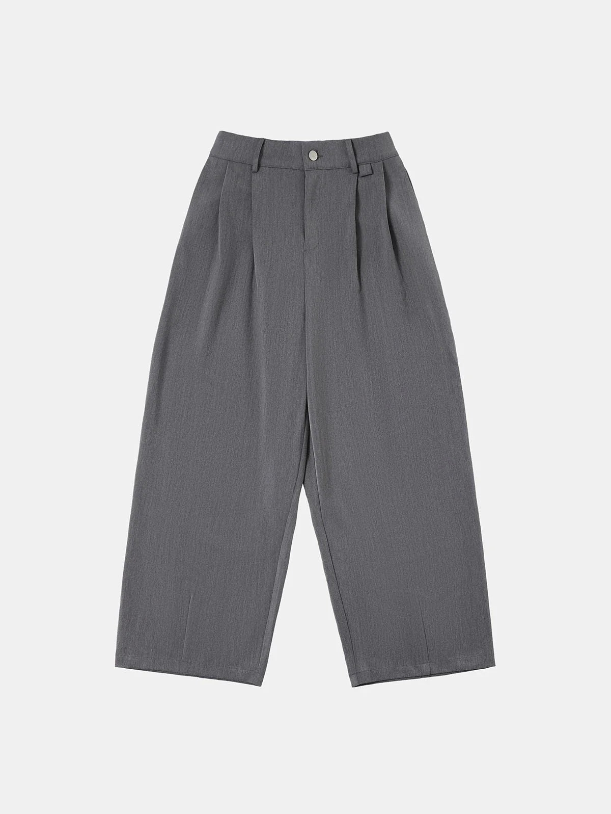 BAGGY FIT 'GRAY' PLEATED PANTS