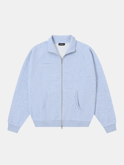 380 GSM BUBBLE CROPED 'LIGHT BLUE' JACKET