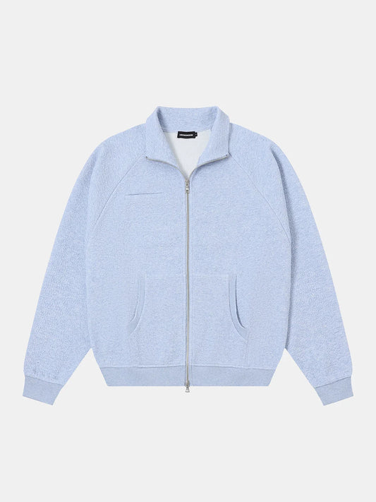 380 GSM BUBBLE CROPED 'LIGHT BLUE' JACKET