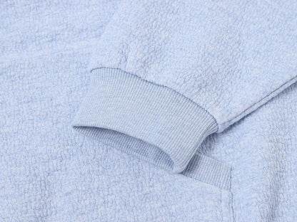 380 GSM BUBBLE CROPED 'LIGHT BLUE' JACKET