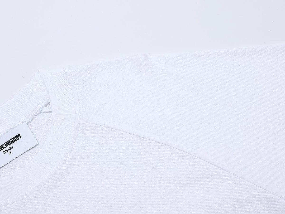280 GSM RAW COTTON RALAN 'WHITE' LONG SLEEVE