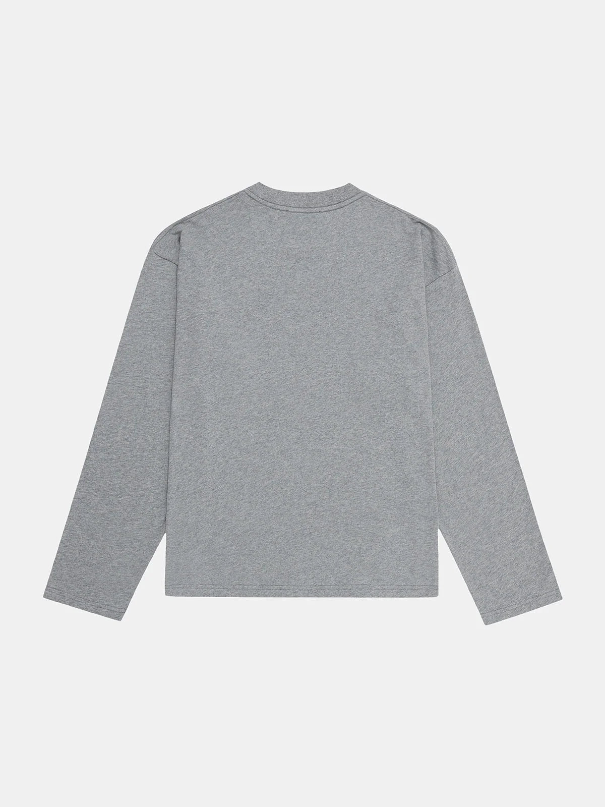 210 GSM ULTRA SOFT 'FLOWER GRAY' LONG SLEEVE