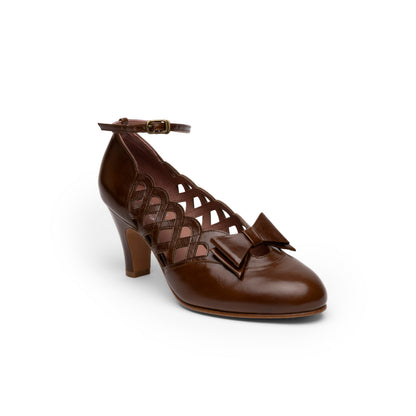 Jessie Vintage Pumps (Brown)