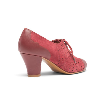 Rita Vintage Oxfords (Garnet Red)
