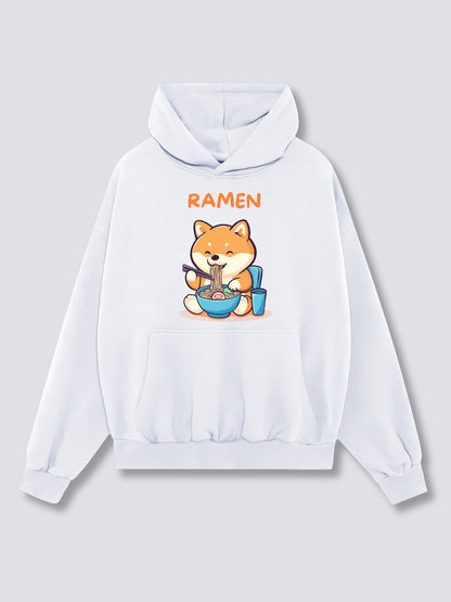 Front Print - Shiba Ramen Hoodie