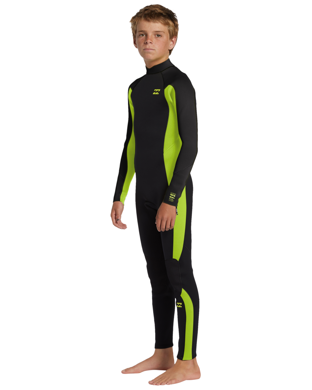 Billabong Kids 3/2mm Foil Back Zip Long Sleeve Full Length Wetsuit