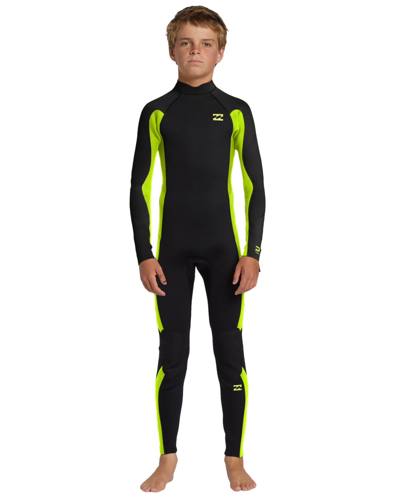 Billabong Kids 4/3mm Foil Back Zip Long Sleeve Full Length Wetsuit