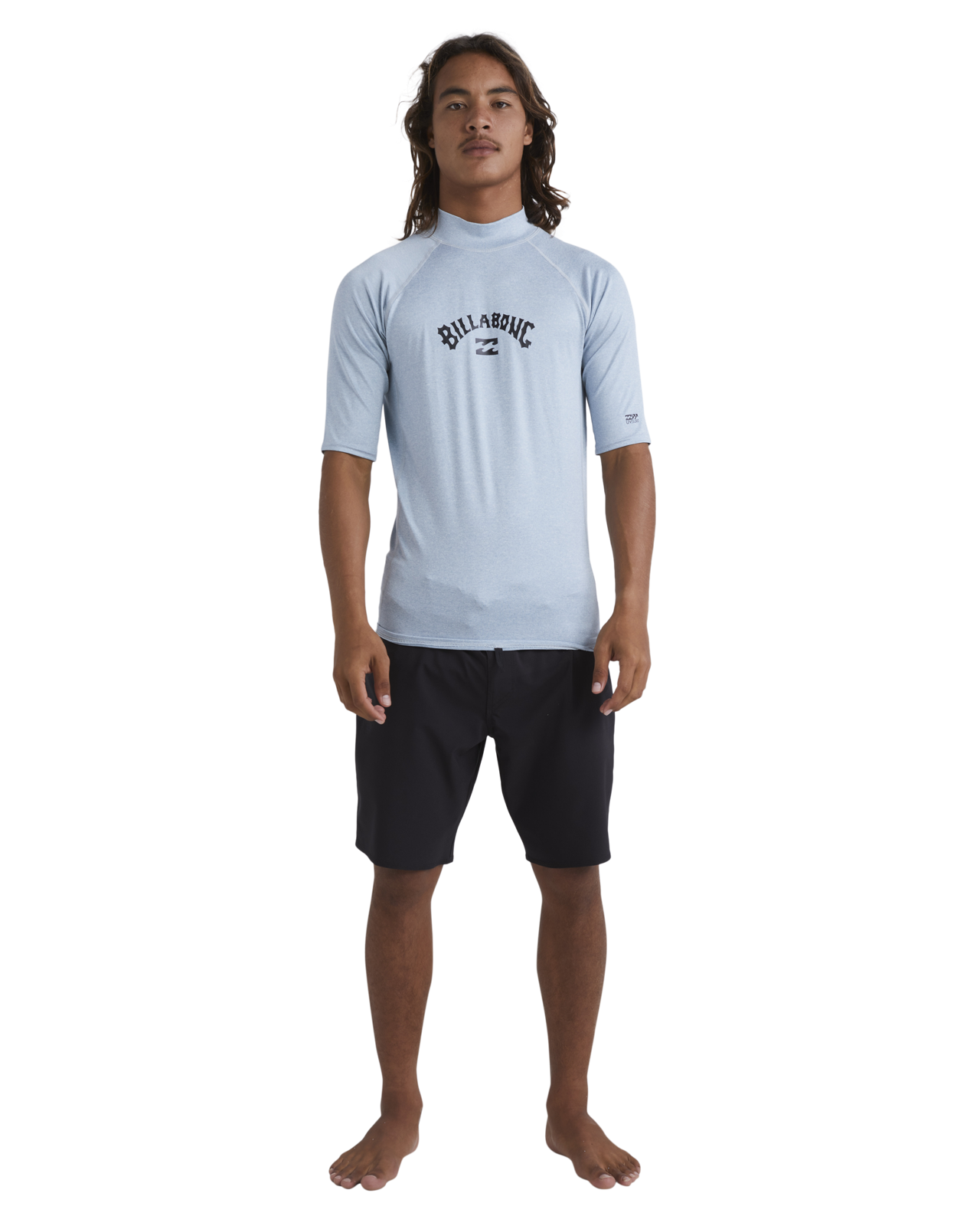 Billabong Mens Arch Wave Short Sleeve UPF 50 Surf Rash Vest