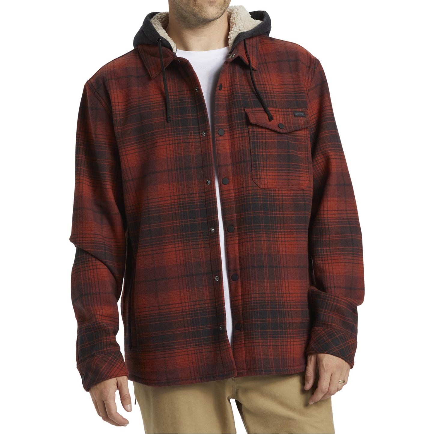 Billabong Mens Furnace Bonded Long Sleeve Flannel Shirt