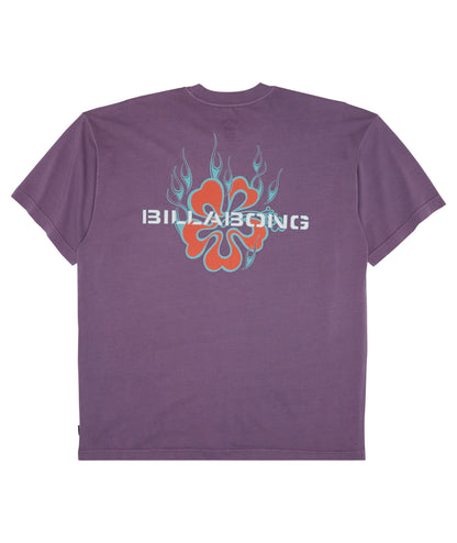 Billabong Mens Paradise Burning Short Sleeve T-Shirt