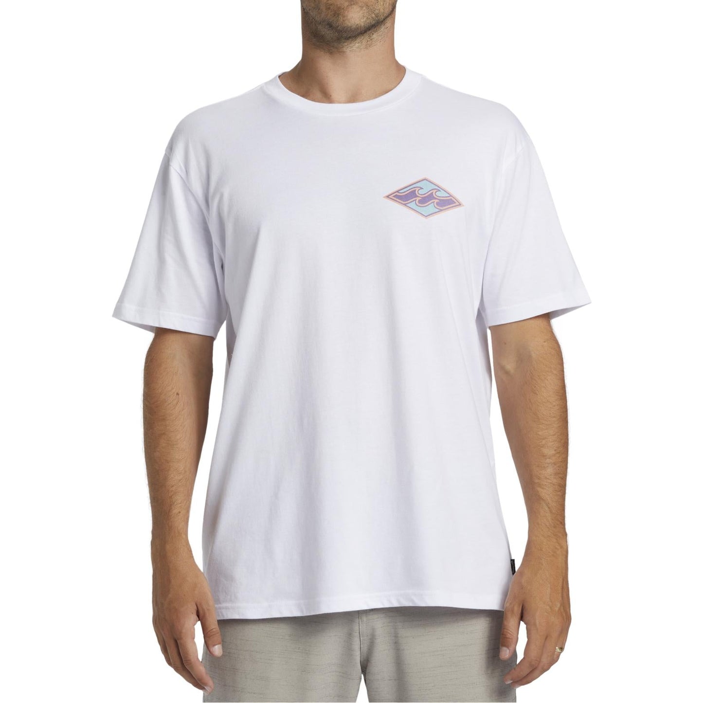 Billabong Mens Crayon Waves Short Sleeve T-Shirt