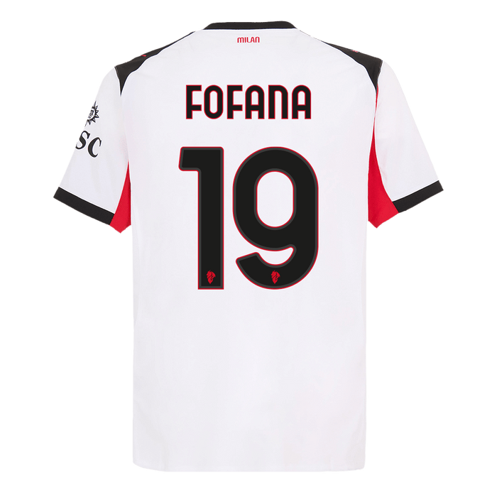 AC Milan Authentic FOFANA #19 AC Milan Away Authentic Soccer Jersey 2025/26