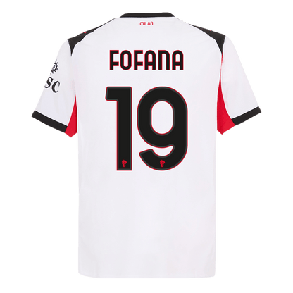AC Milan Authentic FOFANA #19 AC Milan Away Authentic Soccer Jersey 2025/26