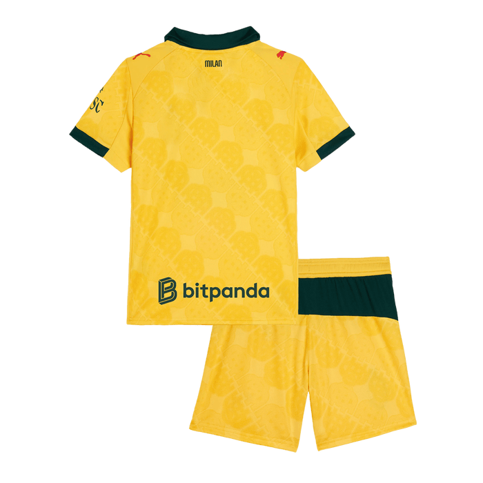 AC Milan Third Away Kids Soccer Jerseys Kit 2025/26