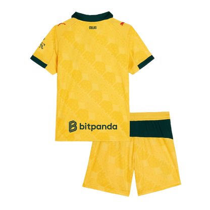 AC Milan Third Away Kids Soccer Jerseys Kit 2025/26