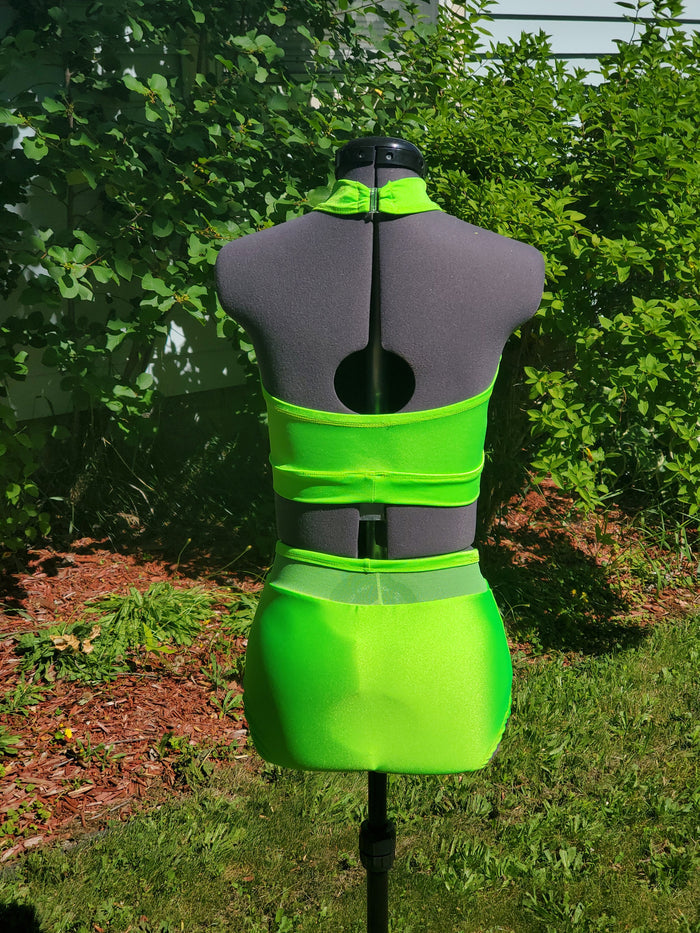 Adult Neon 2 piece Dance set