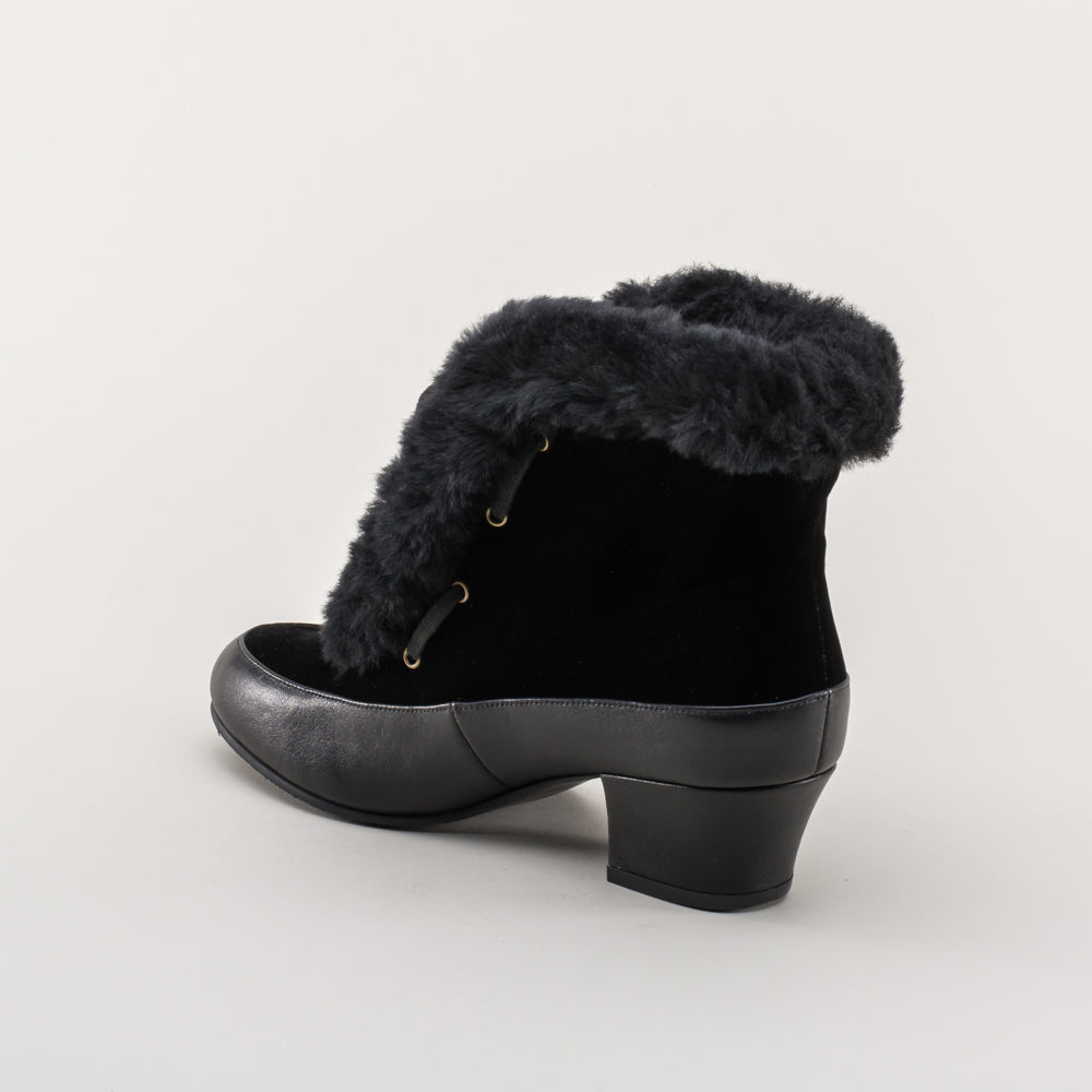 Alpen Retro Winter Booties (Black)