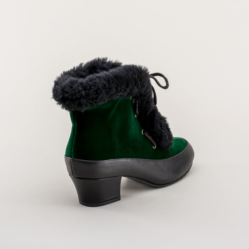 Alpen Retro Winter Booties (Emerald/Black)