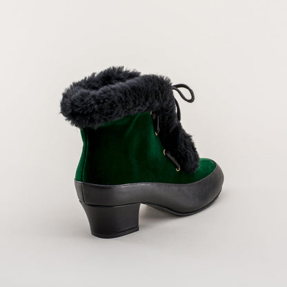 Alpen Retro Winter Booties (Emerald/Black)