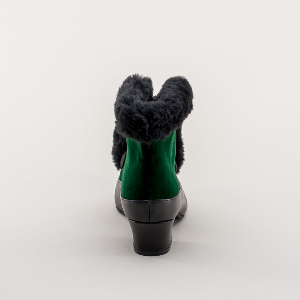 Alpen Retro Winter Booties (Emerald/Black)