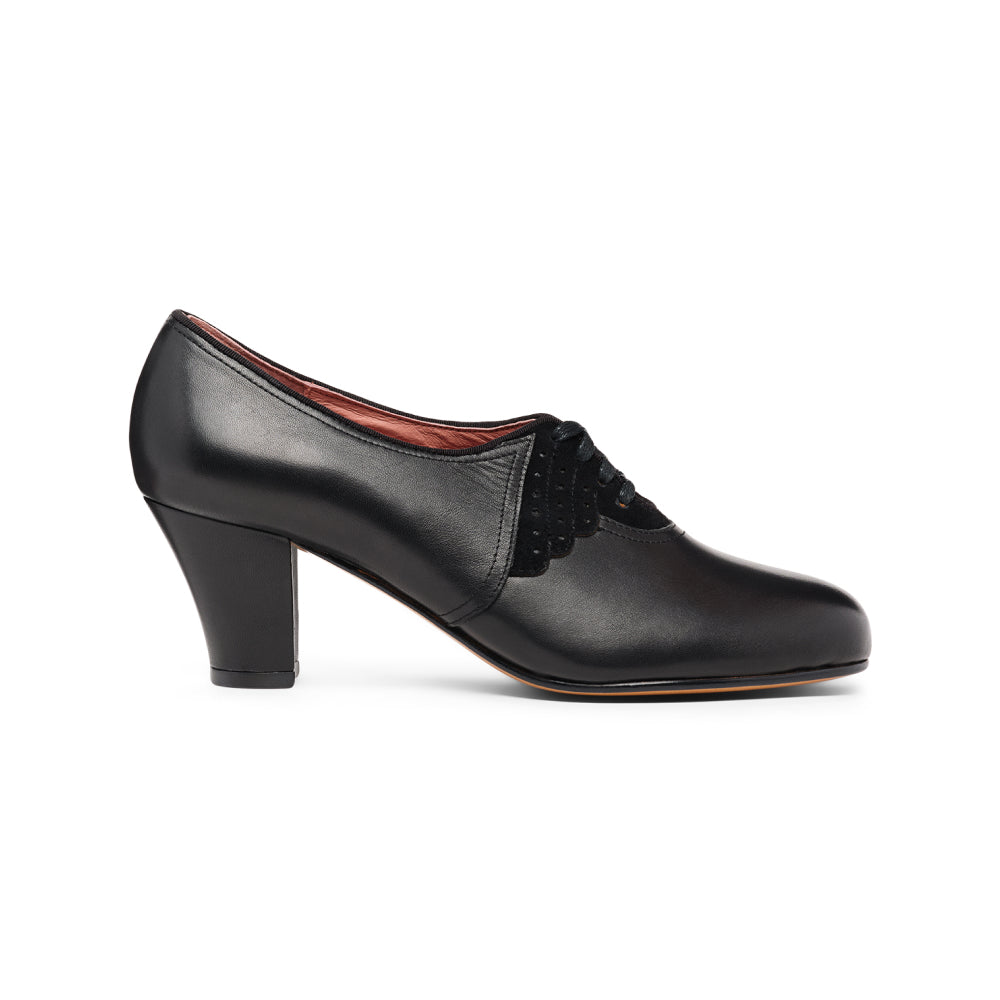 PRE-ORDER Annette Vintage Oxfords Wide (Black)