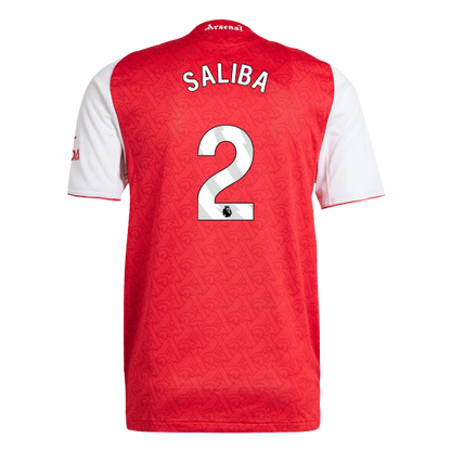 Arsenal Authentic SALIBA #2 Soccer Jersey 2025/26