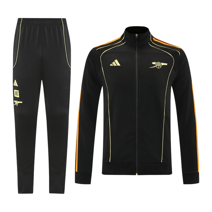 Arsenal Jacket Tracksuit 2025/26 Black