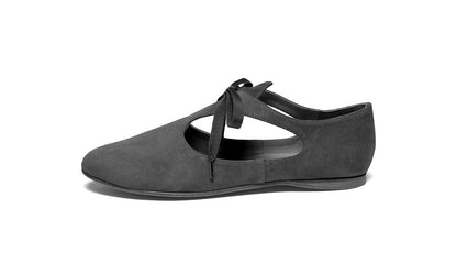 Artemisia Pre-Raphaelite Shoes (Rust Suede)