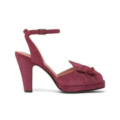 Ava Vintage Platforms (Plum)