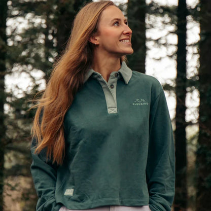 Bleubird Womens Aven Long Sleeve Polo Shirt