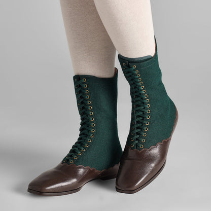 PRE-ORDER Balmoral Boots (Espresso/Evergreen)